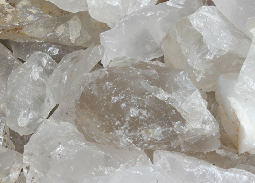 clear quartz-raw