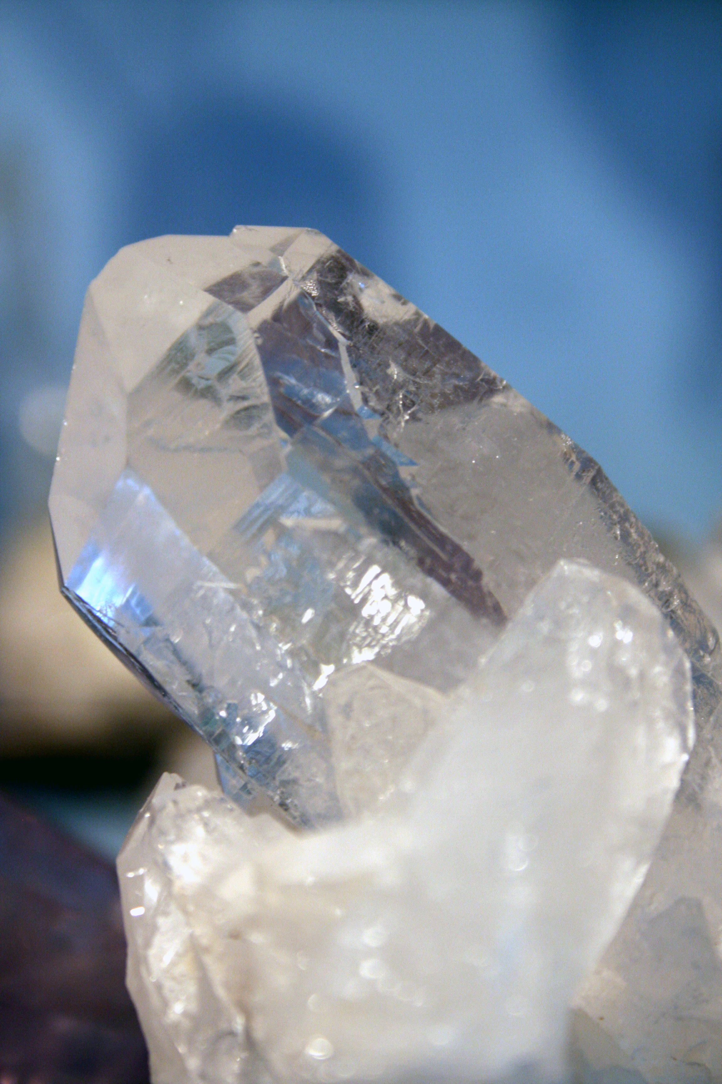 clear quartz crystal clusters